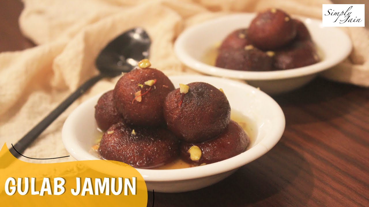 Gulab Jamun - गुलाब जामुन | How To Make Easy Gulab Jamun | Indian Dessert | Simply Jain