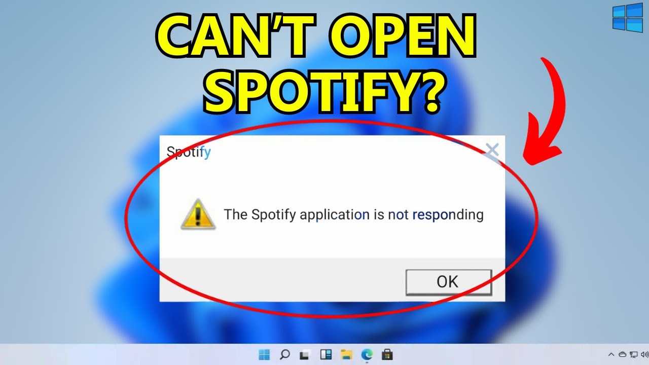 Spotify App not responding in Windows 10 / 11 Fixed! - YouTube