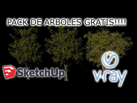 PACK ARBOLES GRATIS - SKETCHUP