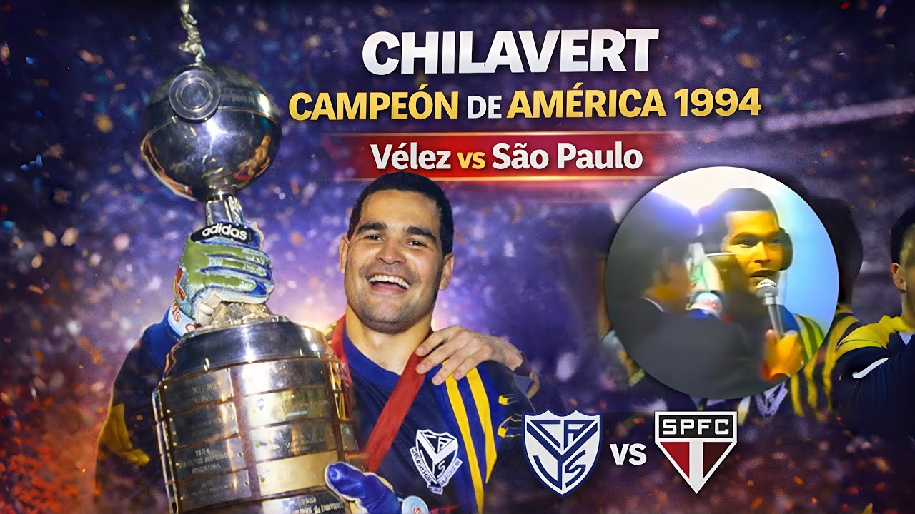 Cuando Chilavert fue campeón de América con Vélez vs São Paulo 🔥