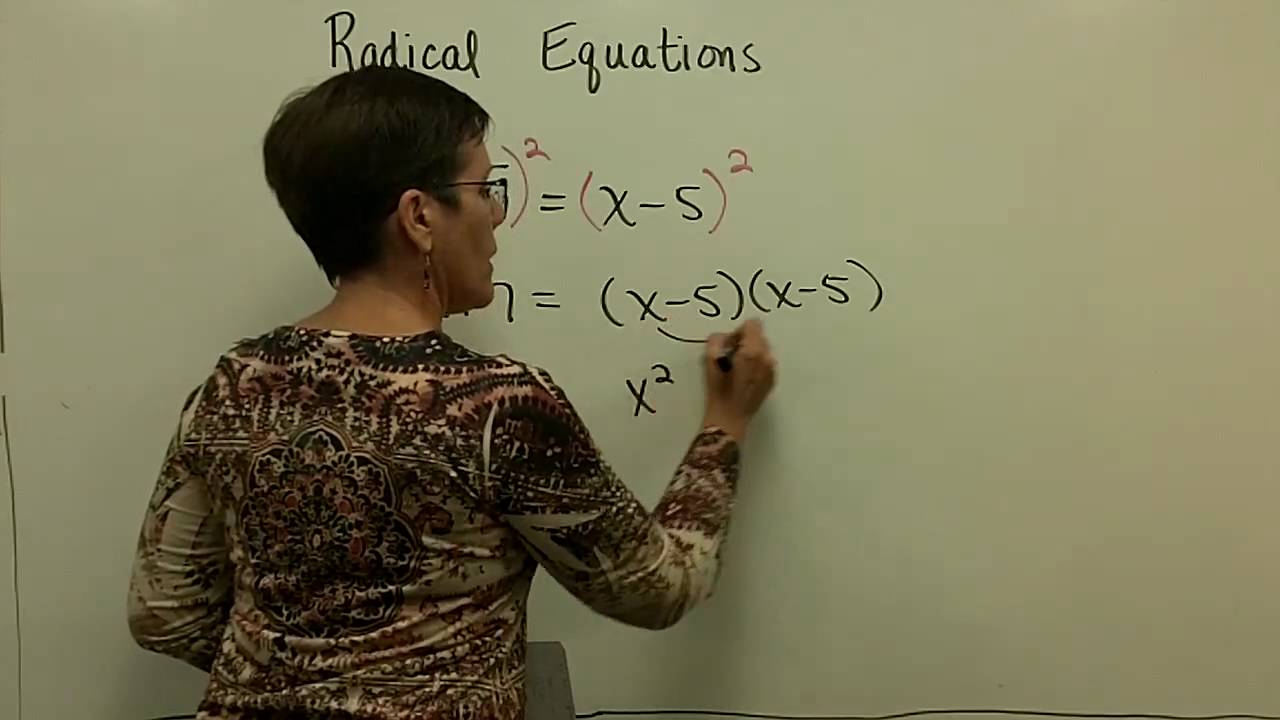 64 - Introductory Algebra - Solve Radical Equations - YouTube