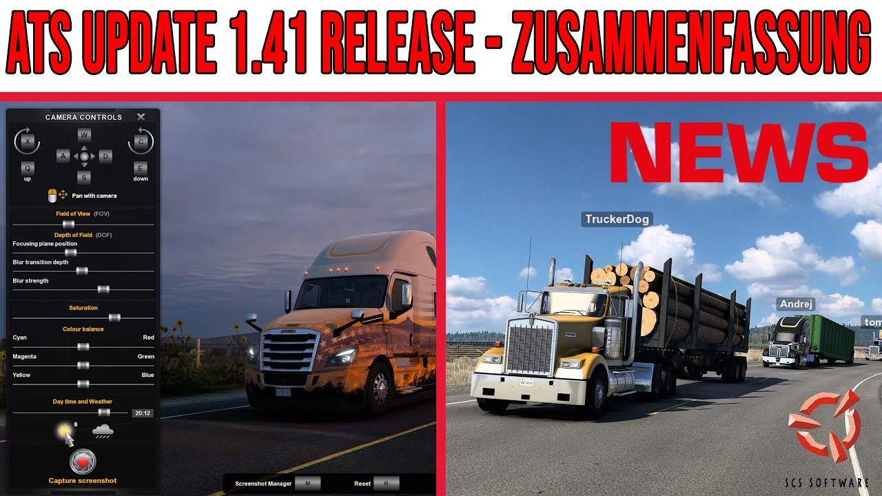 ATS NEWS 🚨 Update 1.41 Release - Zusammenfassung - YouTube