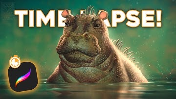 CREATURE DESIGN | PROCREATE | TIME LAPSE!