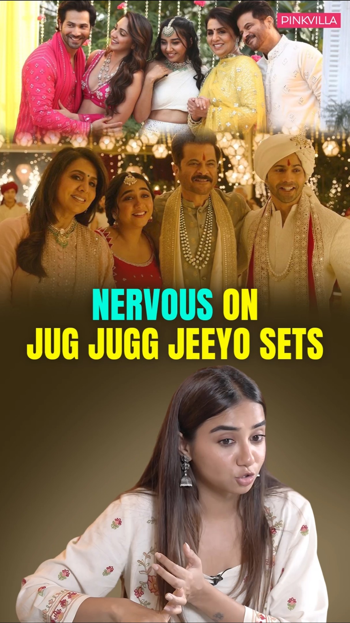 Varun Dhawan HELPED Prajakta Koli On The Sets of JugJugg Jeeyo | #shorts #bollywood #trending