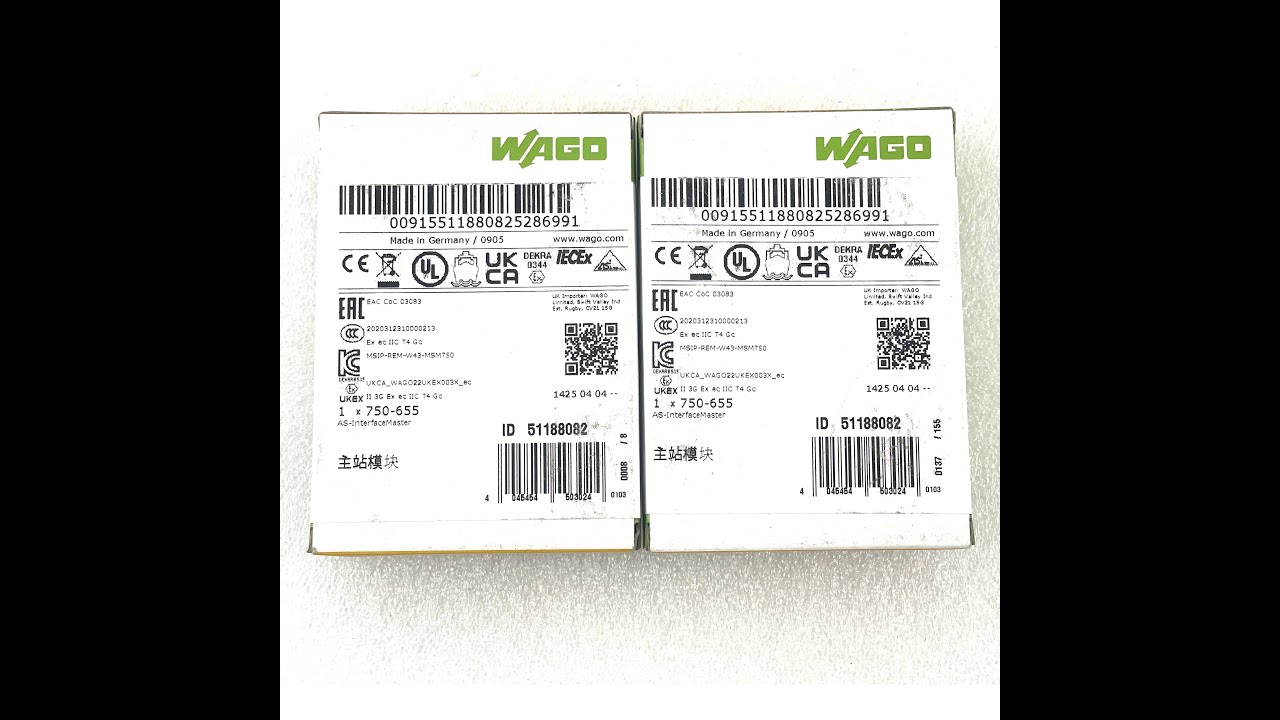 Wago 750-655 AS Interface Master - YouTube