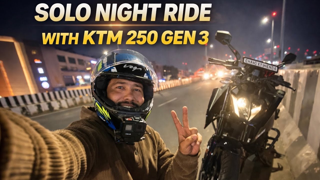Solo Night Ride on KTM Duke 250 Gen 3 🌙  | Atul Agnihotri Vlogs 