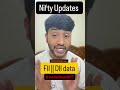 Nifty predictions based on FII DII data #marketanalysis #stockmarket #marketupdate #trading #nifty50