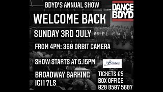 Welcome Back 2022 - BDYD's Annual Showcase