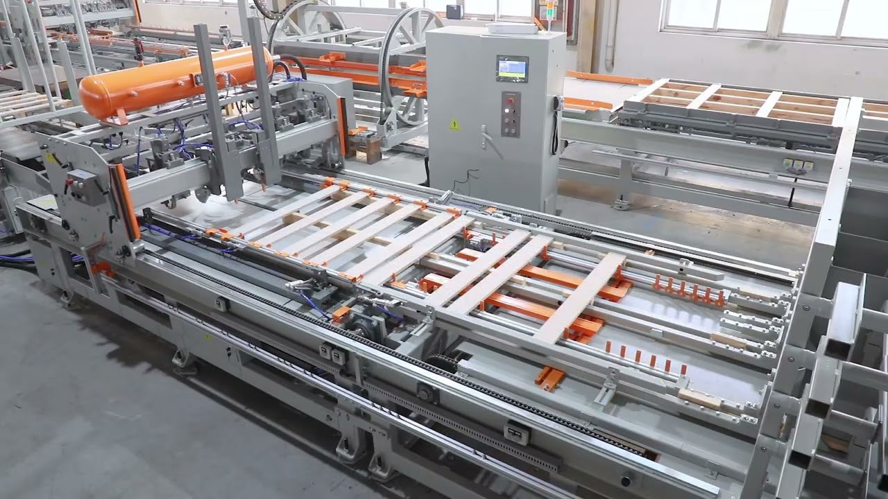 SF9010 automatic stringer pallet nailing machine