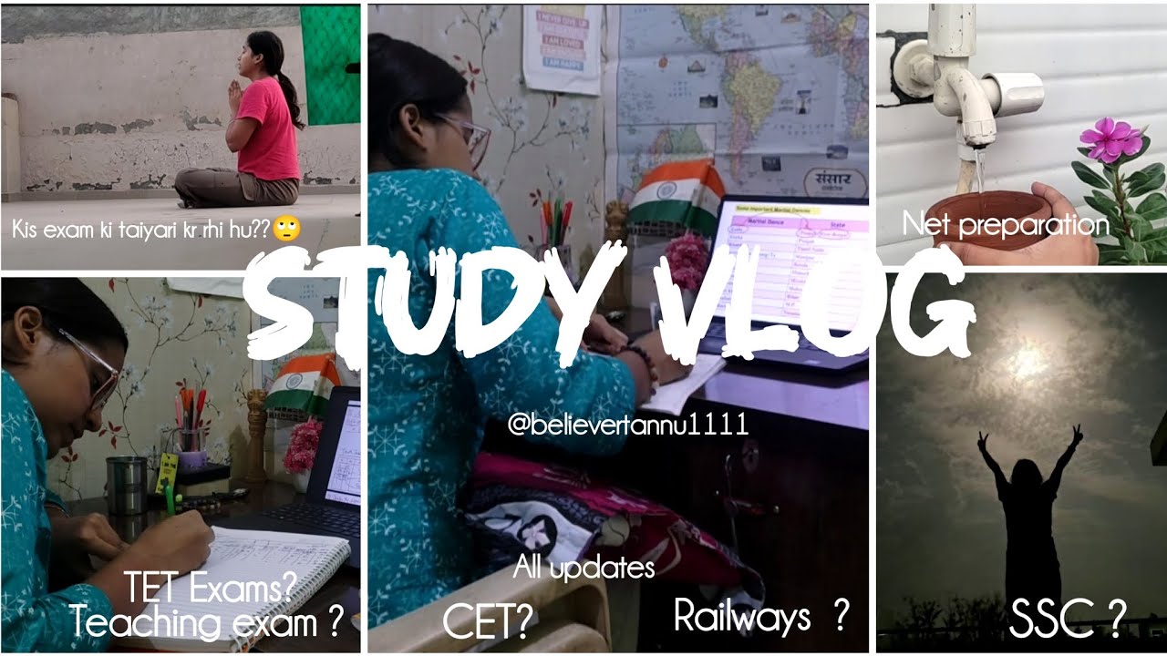 MY EXAM JOURNEY || STUDY VLOG - 02 || BELIEVER TANNU - YouTube