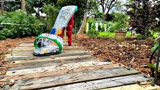 Pallet Walkway EASY DIY MARCIE ZIV garden decor