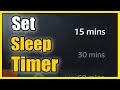 How to set sleep timer to auto turn off amazon fire tv fast method