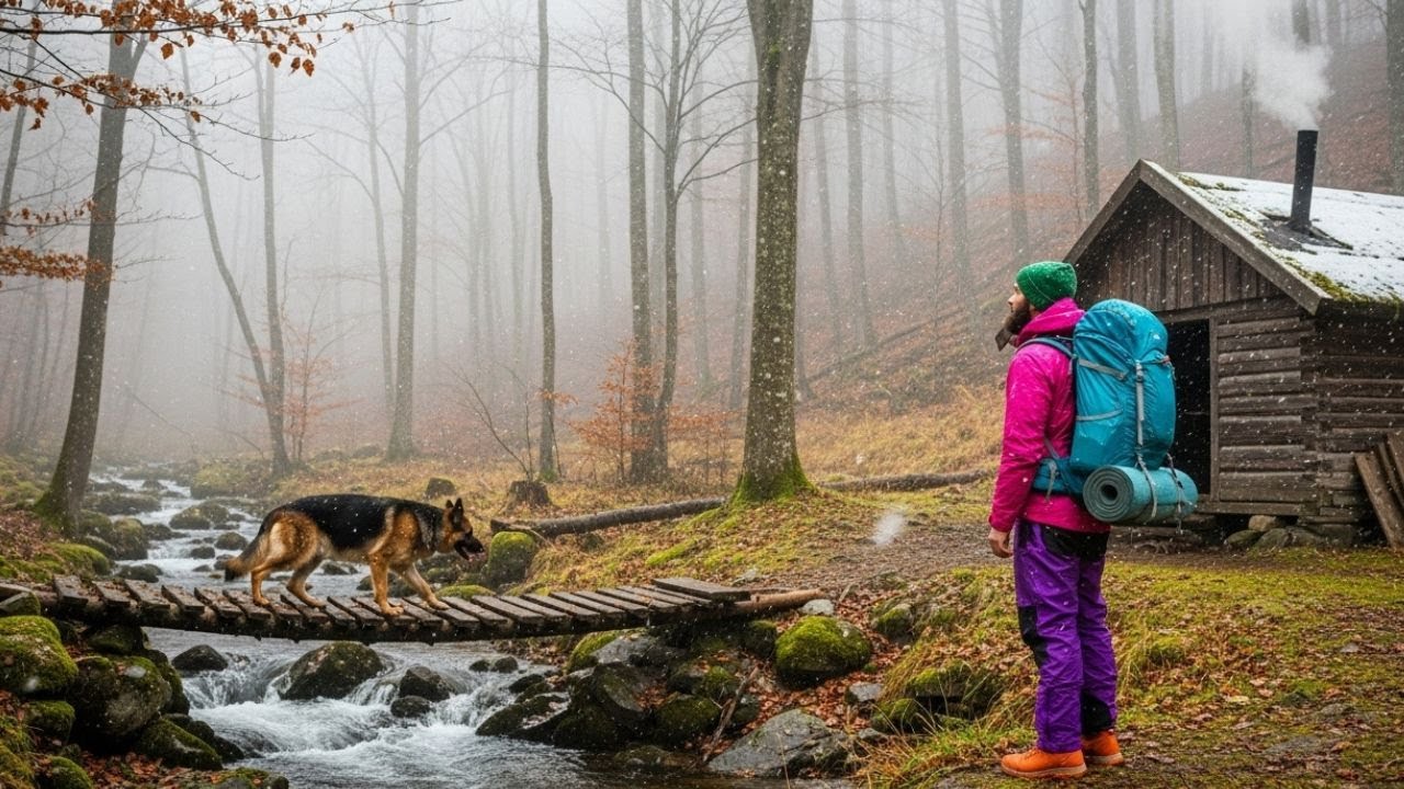 Building A Wilderness Log Cabin By Hand Using Forest Materials: Start To Finish