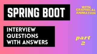 Spring Boot Interview Questions | Java Interview Buddy | With Graphical Animation | Part 2
