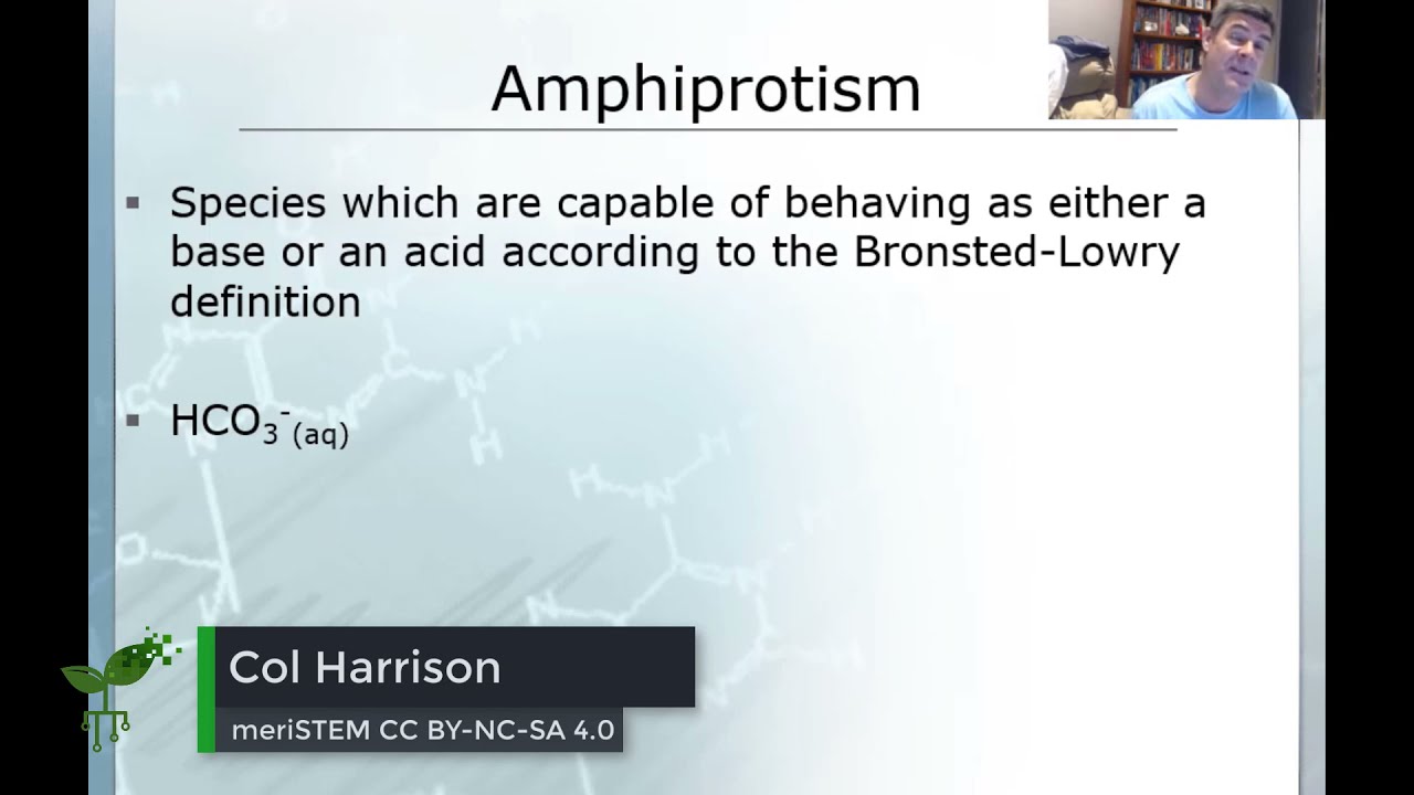 Amphiprotism | Acids and bases | meriSTEM