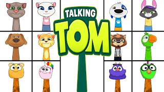 My Sprunki OC: All Characters in Talking Tom (Tom,Angela,Hank,Ben,Ginger..) - Phase 1 to NEW Phase 2