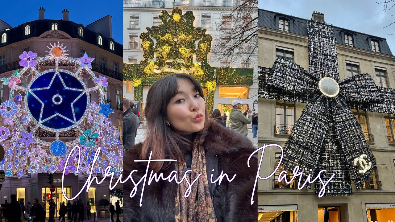 Paris Christmas Lights Vlog ✨🎄 (Нэг өдөрт Парисын бүх гэрлийг үзэх арга - ENG & KR SUB)