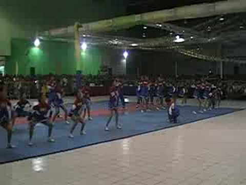 Saint Michael's College of Laguna Archangels high school pepsquad team joins the SM super moves cheerdance competition 2008