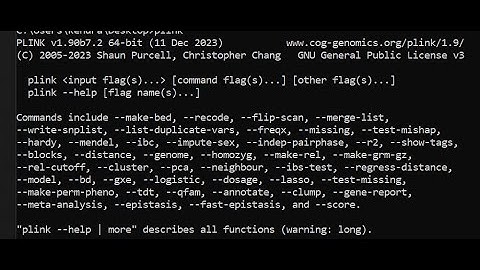 Install and Use Plink on Windows PC