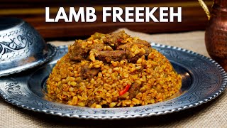 Delicious One Pot Turkish Pilaf, Lamb Freekeh Pilaf
