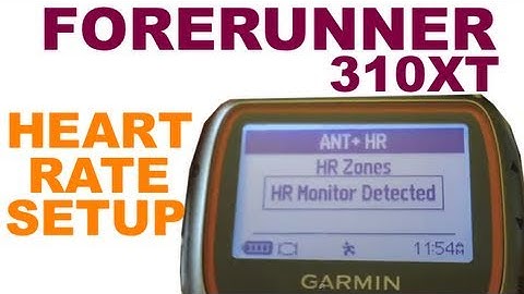 Garmin Forerunner 310 XT - Pairing Your Heart Rate Monitor