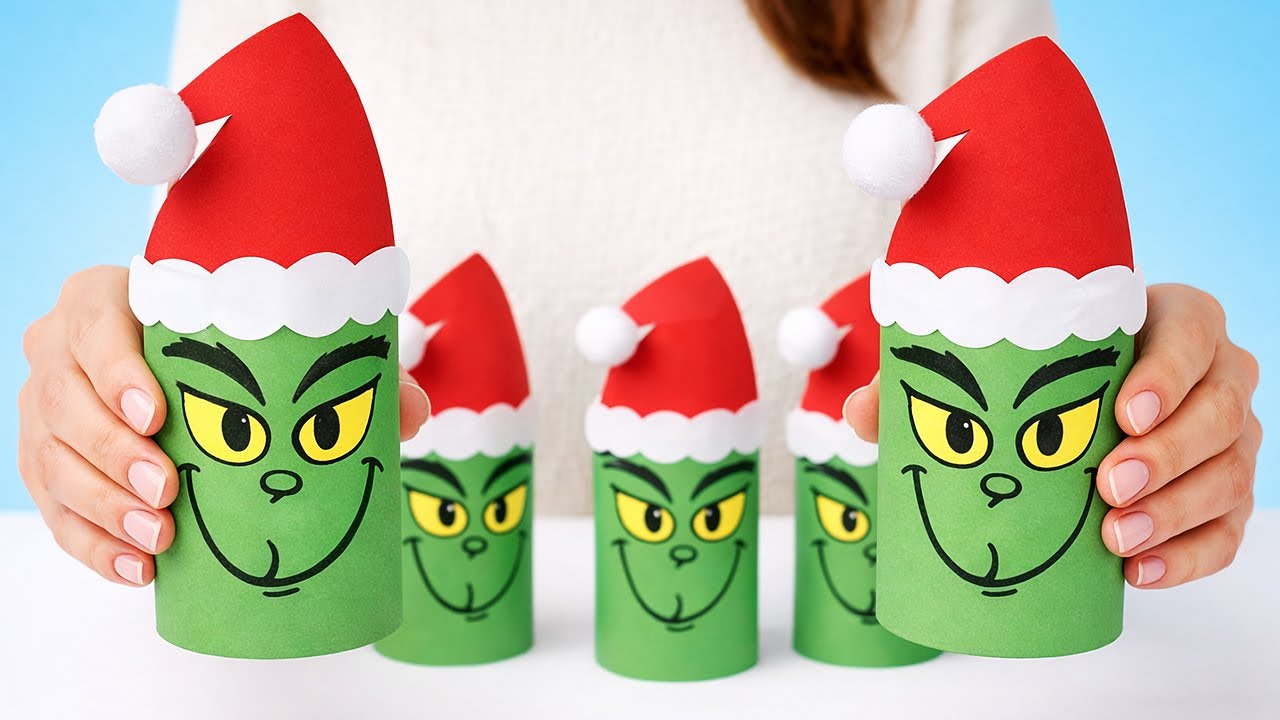 🎄 How to Make Paper Grinch