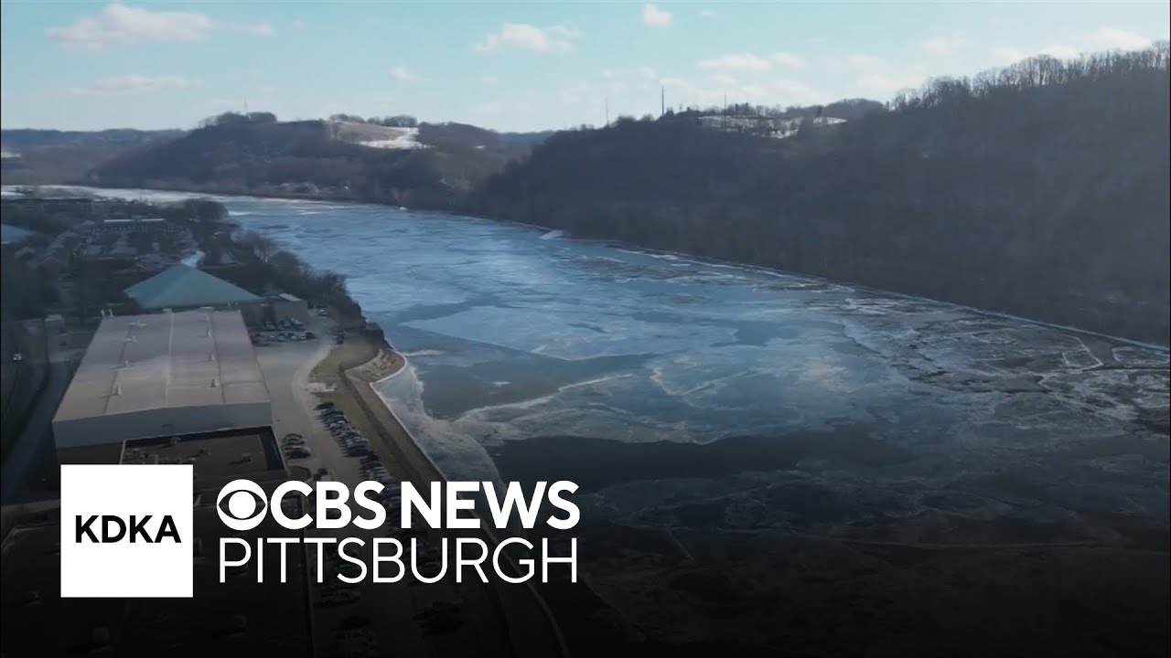 Ice blocks Pittsburgh Water treatment plant intake