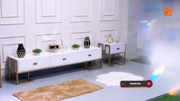 🔥White Inclination Living Lounge Bedroom Console Table🔥 || Different Variants || Waseeh Online Store