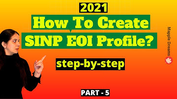 How to create a SINP EOI profile? Step-by-Step Guide
