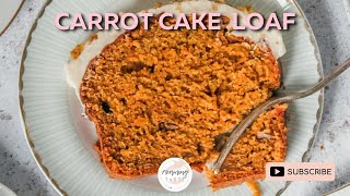 How to make Carrot Cake Loaf | Fluffy Cream Cheese Frosting | Serves 12