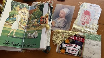 Make a Junk Journal with me - part 4(a) binding and making some ephemera