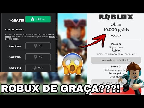 💲⚠️COMO GANHAR (80 ROBUX) DE GRAÇA NO ROBLOX!! - 100% funciona