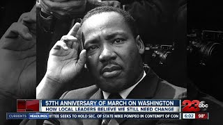 On this day in 1963, martin luther king jr gave his memorable “ i
have a dream speech” inspiring many for years to come. 23abc spoke
with local leaders abou...