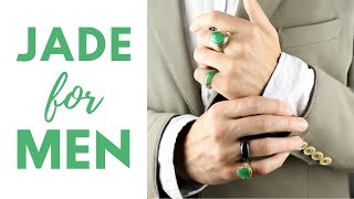 Jade Jewelry For Men Wedding Bands, Bead Bracelets Jade Style