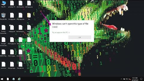 Sus ransomware removal [.sus file virus].