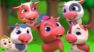 Five Little Cows, Nursery Rhymes And Baby Songs by Super Supremes