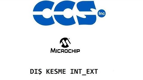 Pic Microcontroller dış kesme int_ext ccs c compiler 12f683