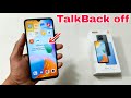 Redmi 10 Talkback is on press and hold volume and volume for 3 seconds to turn off | 100% ok |