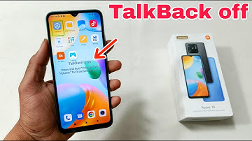Redmi 10 Talkback is on press and hold volume and volume for 3 seconds to turn off | 100% ok |