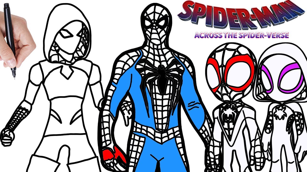 Across The Spider-Verse | Spider-Man, Gwen Stacy, Miles Morales ...