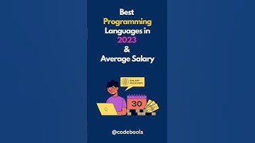 Best programming languages in 2023 & Average Salary #javascript #java #python #go #swift #short