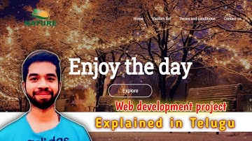 Webpage design using Html and CSS  | Explained in telugu very clearly | Ayush penumatsa