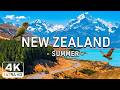 NEW ZEALAND 4K - The Most Amazing Places With Piano Relaxing Music - 4K Ultra Video UHD