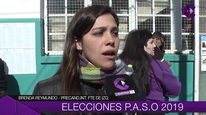 ELECCIONES PASO 2019 -  BRENDA REYMUNDO