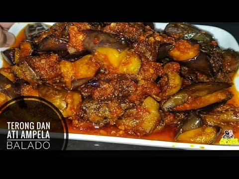 Resep Balado Terong Ati Ampela