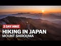 Hiking in japan above the clouds on mt shirouma  japanguidecom