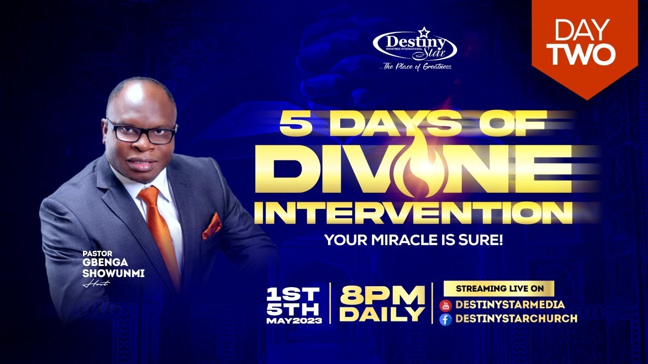 DAY 2 OF THE 5 DAYS OF DIVINE INTERVENTION SESSION - YouTube