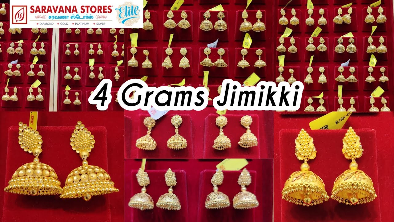 Image of 4 gram Gold Earrings designs with price Archives - Simple Craft  Idea