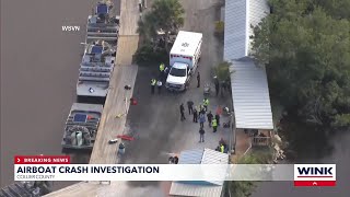 16 transported after 2 airboats crash in Collier County