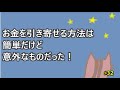 お金を引き寄せる方法は簡単だけど意外なものだった!信じる?信じない?#32